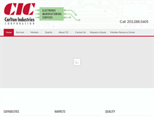 Tablet Screenshot of cicems.com